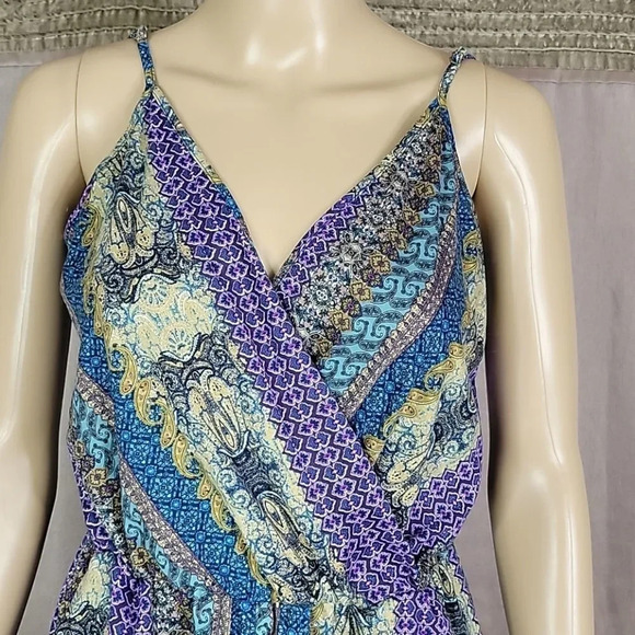 BEAR DANCE Paisley and‎ Floral Romper Large - Picture 2 of 11